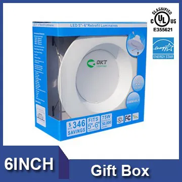 UL Energy Star 11w led 6inch downlight lutron