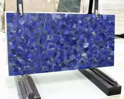 Luxury Lapis Lazuli Blue Agate Slab Tiles