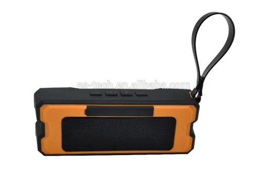 Portable ourtoor bluetooth speaker plastic case