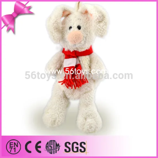 coin purse white rabbit plush toy