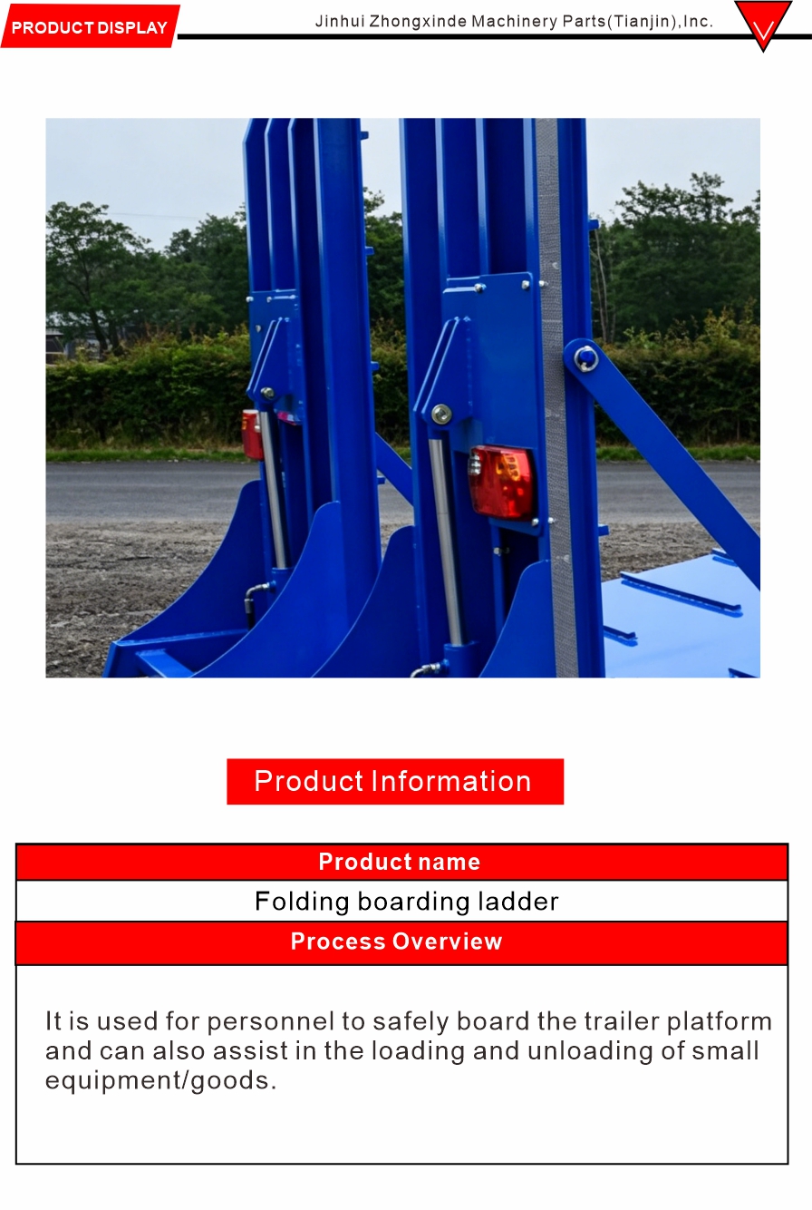 Mobile Trailer Access Rung Ladder
