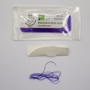 surgical suture PGA, Absorbable Suture, surgical suture