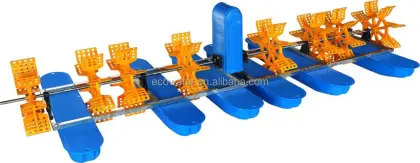 China-Produced Paddle Wheel Fish Pond Aerators and Micro Air Bubble Aerator for Aquaculture, Particularly Shrimp Farm Applications