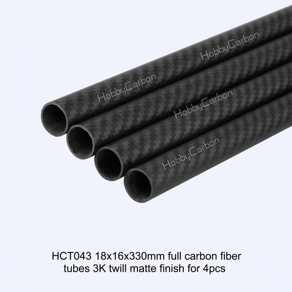 Tubo de fibra de carbono fosco de alta resistência 3K