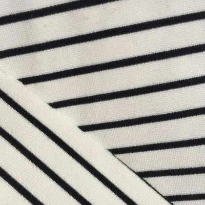 White black Nylon Roma fabric