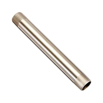 6-Inch Straight Replacement Shower Extension by Brushed Nickel