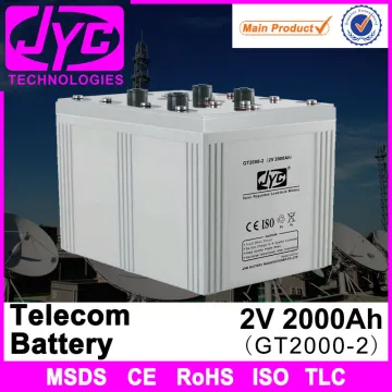 hot selling guangzhou company lead acid telecom battery 2v 2000ah