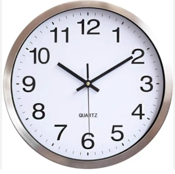 Aluminum Alloy 14 Inch RC Wall Clock