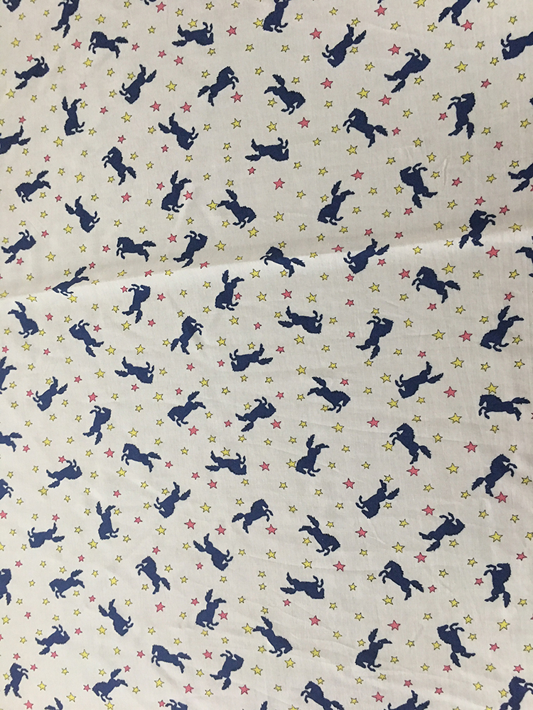 Animal Rayon Poplin 45s Printing Broad Width Fabric