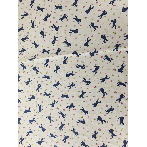 Animal Rayon Poplin 45s Skriva bred bredd Fabric