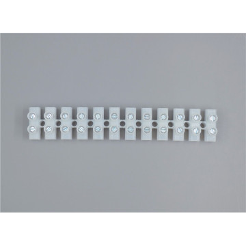 Polyamide66 Base plana 12 polos Conector de bloques terminales