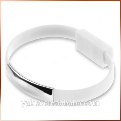 Newest fashion bracelet micro-usb to usb cable, mini usb data cable for samsung/ htc/ for sony smart phone charing cable
