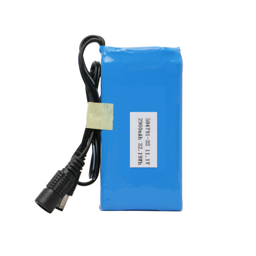 Alta velocità di scarica 587491 Batteria Lipo 11,1 V 2900 mAh