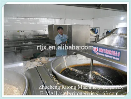 Automatic stir frying machine
