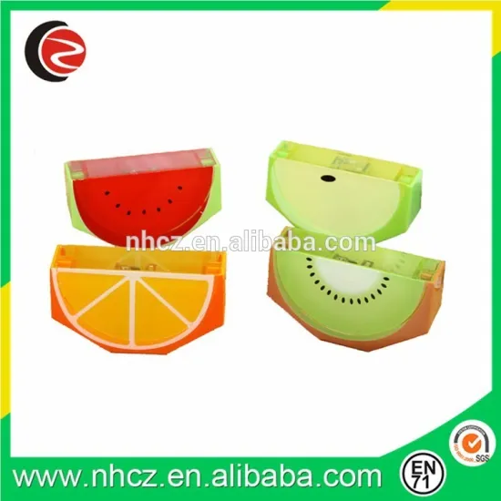 Colorful fruit pencil sharpener