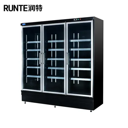 Semi-Vertical Refrigerator Showcase / Commercial Refrigerator