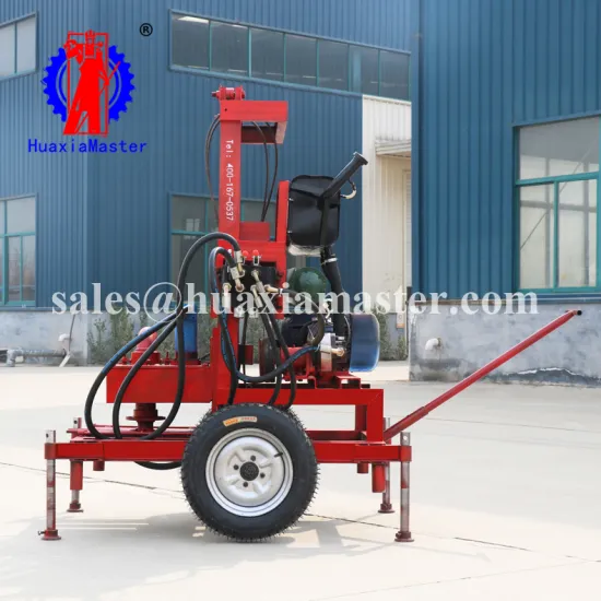 0-150m Mini small portable borehole drilling rig