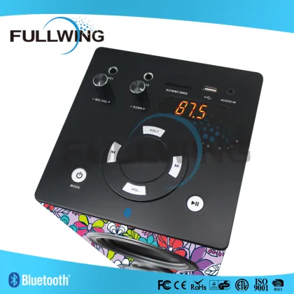 2.0 CHANNEL BLUETOOTH KARAOKE MUSIC SPEAKERS WITH FM RADIO FW-103I