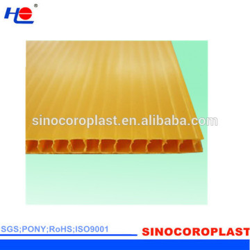 moisturerproof and retardant corrugated fluted plastic sheet