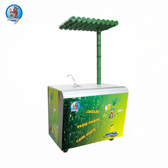 Sugarcane juice machine with chiller