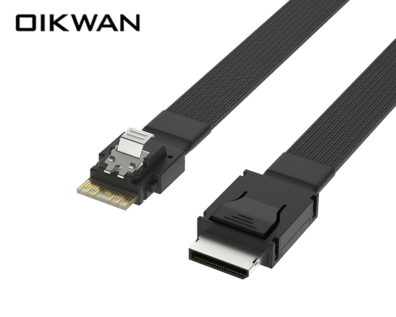 Slimsas SFF-8654 4i a Oculink SFF-8611 4i Adaptador de Oculink de cable