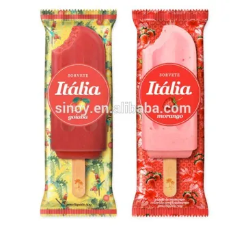 Customized ice-lolly packing bag/roll