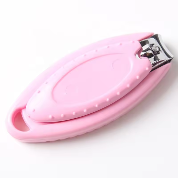 Daily Care Plastic Cover Carbon Steel Nail Clipper Kit for Baby