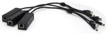 Ieee802.3at 10m / 100m Poe Splitter For Hd Monitor Transmission