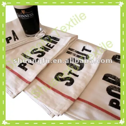 100% cotton logo kitchen logo clean towels