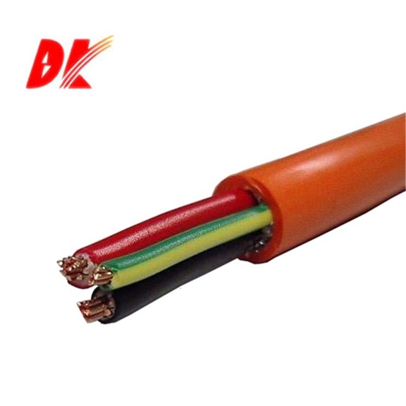 2.5mm 2 Core & Earth Orange Cirkular Cable
