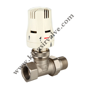 Nickel plated angle valve