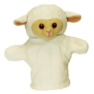 2014 new design lamb hand puppet