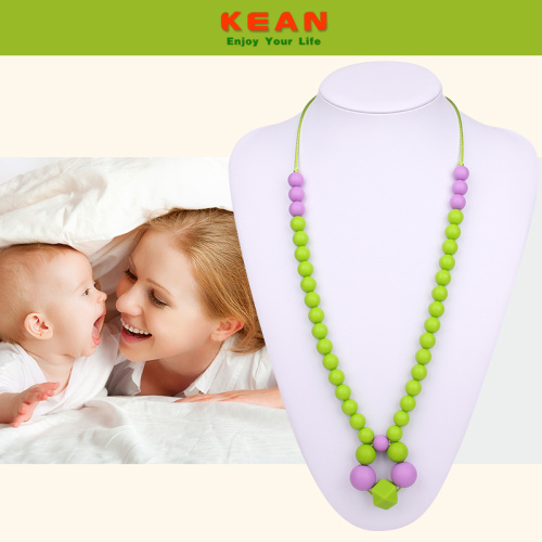 OEM Silicone Baby Teething Necklace