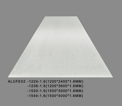 Metallic silver Aluminum Sheet Plate 1.6mm