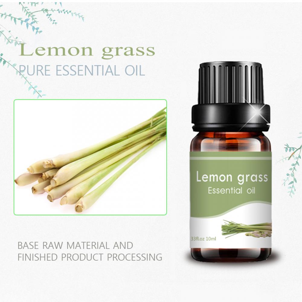 10ml lemongrass mafuta muhimu kwa mbu na diffuser