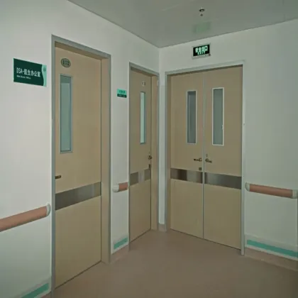 High Standard Hygienic Medical Door HPL Hospital Door