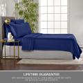 Luxury 4Pcs Bamboo Fitted Bed Sheet Pillowcase Set