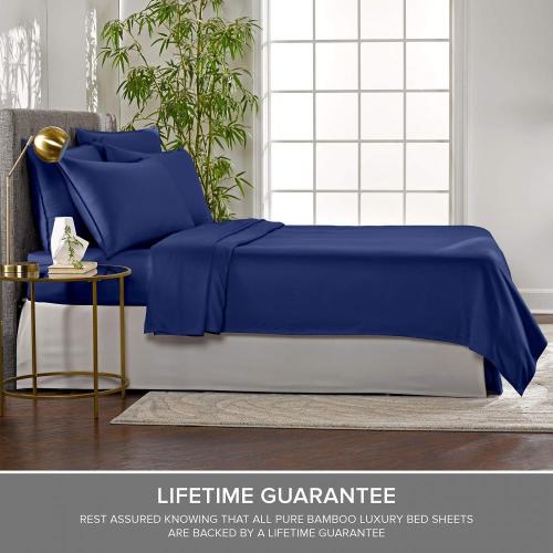 Sheet & Pillowcase Sets Luxury 4Pcs Bamboo Fitted Bed Sheet Pillowcase Set Supplier