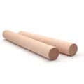 Aste tonde in legno naturale per progetti artigianali fai-da-te