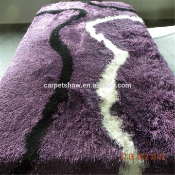 Chinese polyester shaggy beautiful design carpet rugs