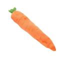 Long carrot stuffed throw pillow girl comfort toy