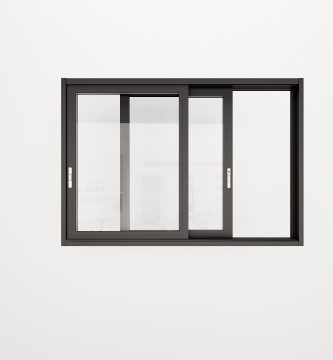 Jendela Geser Aluminium Triple-Track 4-140 Series