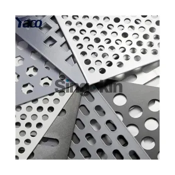 Painted Square Perforated Board Table Stand