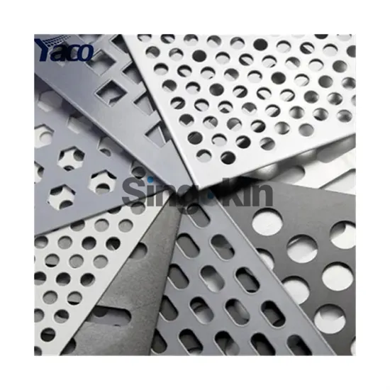 Painted Square Perforated Board Table Stand