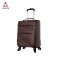 ขายกระเป๋าเดินทางท่องเที่ยวคุณภาพสูง Vintage PU Luggage Bag