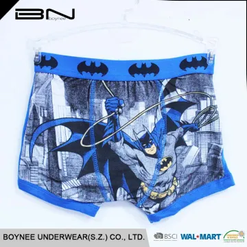 Common sizes children panties boys boxer short carton printing kids underwear