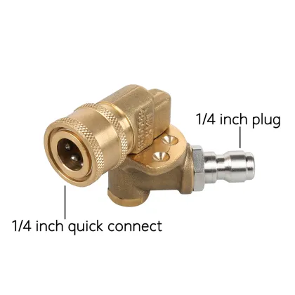 XUNCHI Brass Garden Hose Connectors - Quick Water Connectors