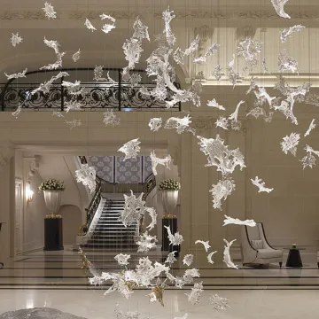 Art design custom glassled chandelier pendant light
