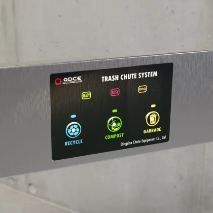 Smart Stainless Steel Fire-Rated Residential Garbage Chute with Central Control