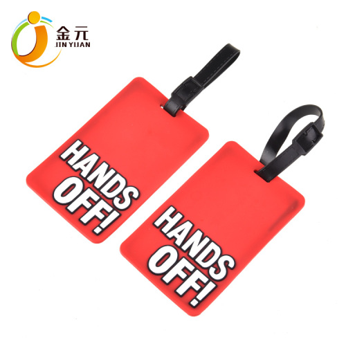 Wholesale High Quality Custom SOFT Travel PVC silicone luggage tag